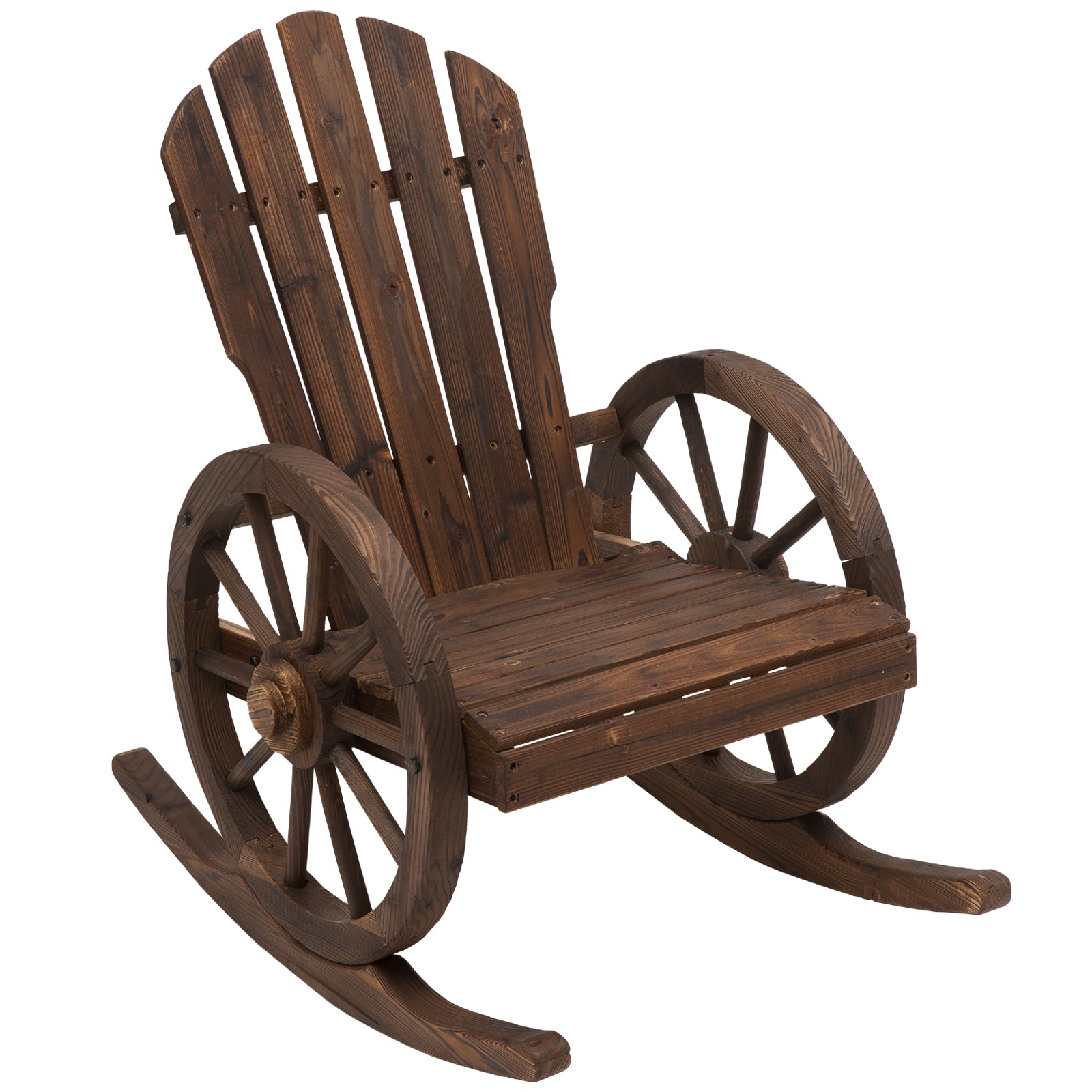 Adirondack Rocking Chair Porch Poolside Garden Lounging Outsunny-0