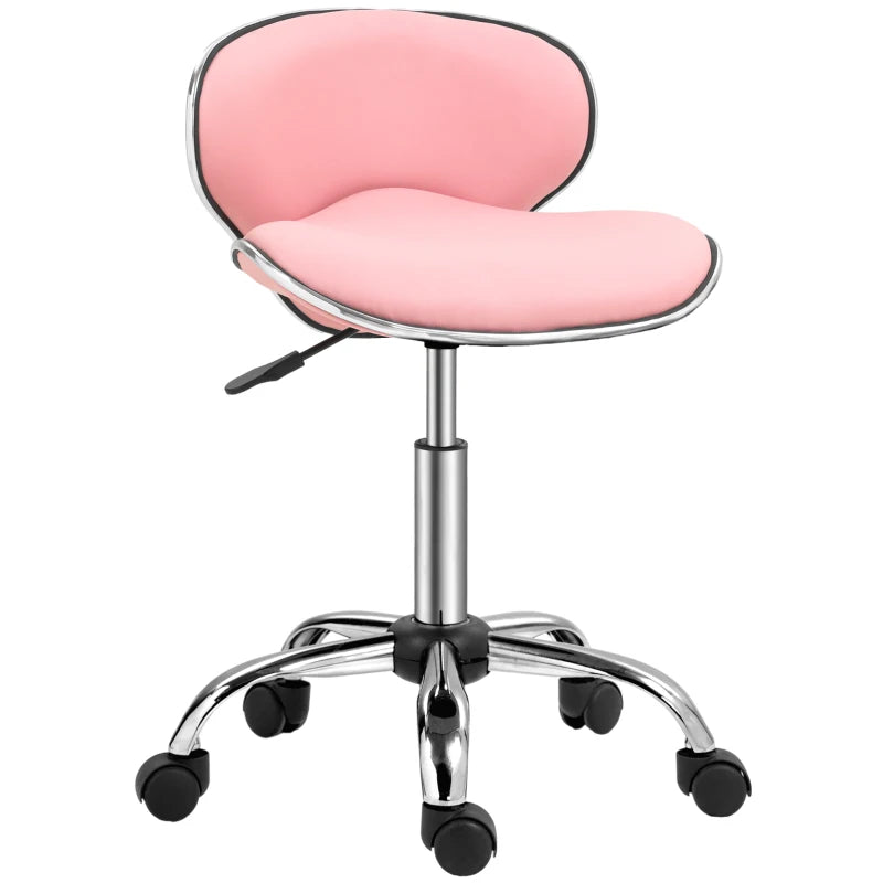 Pink Beauty Salon Stool