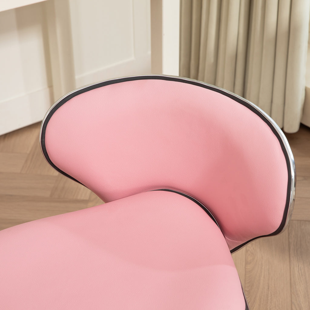 Pink Beauty Salon Stool for Spa by HOMCOM-6