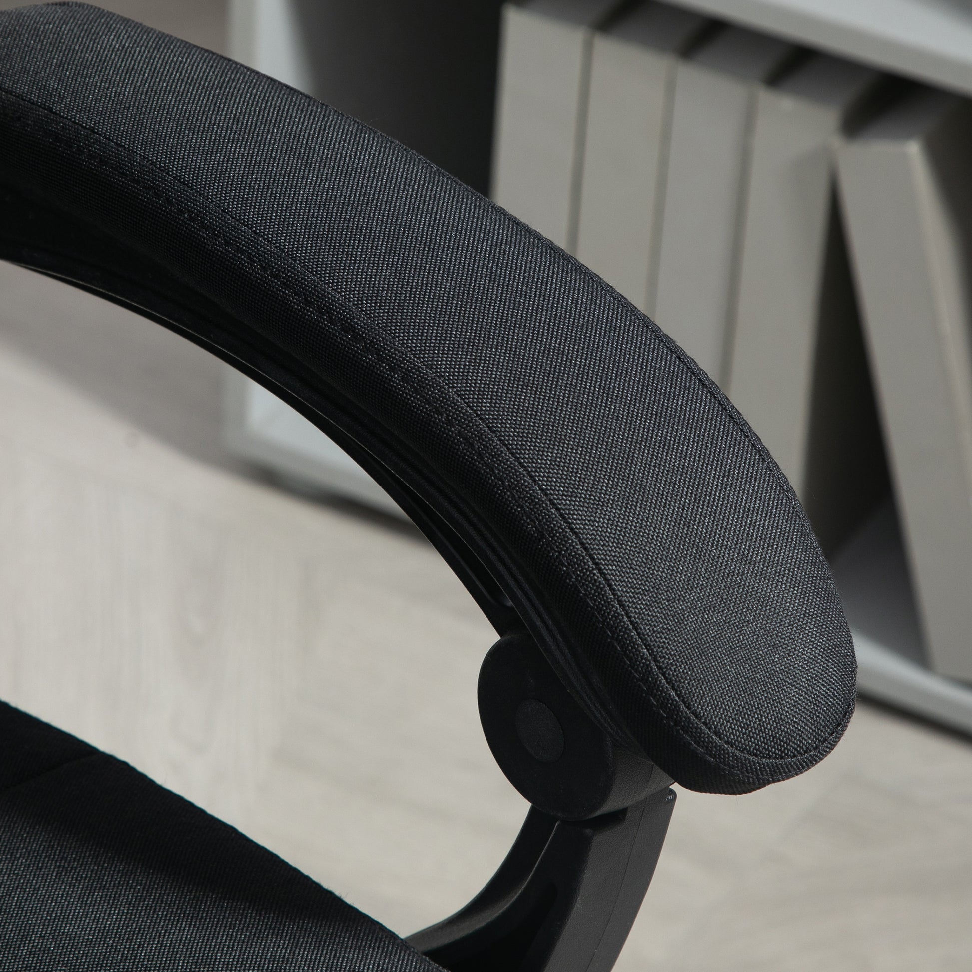 Executive Office Chair with Footrest, Headrest Pillow, Office Desk Chair with Reclining Backrest, Swivel Wheels, Black | Vinsetto-6