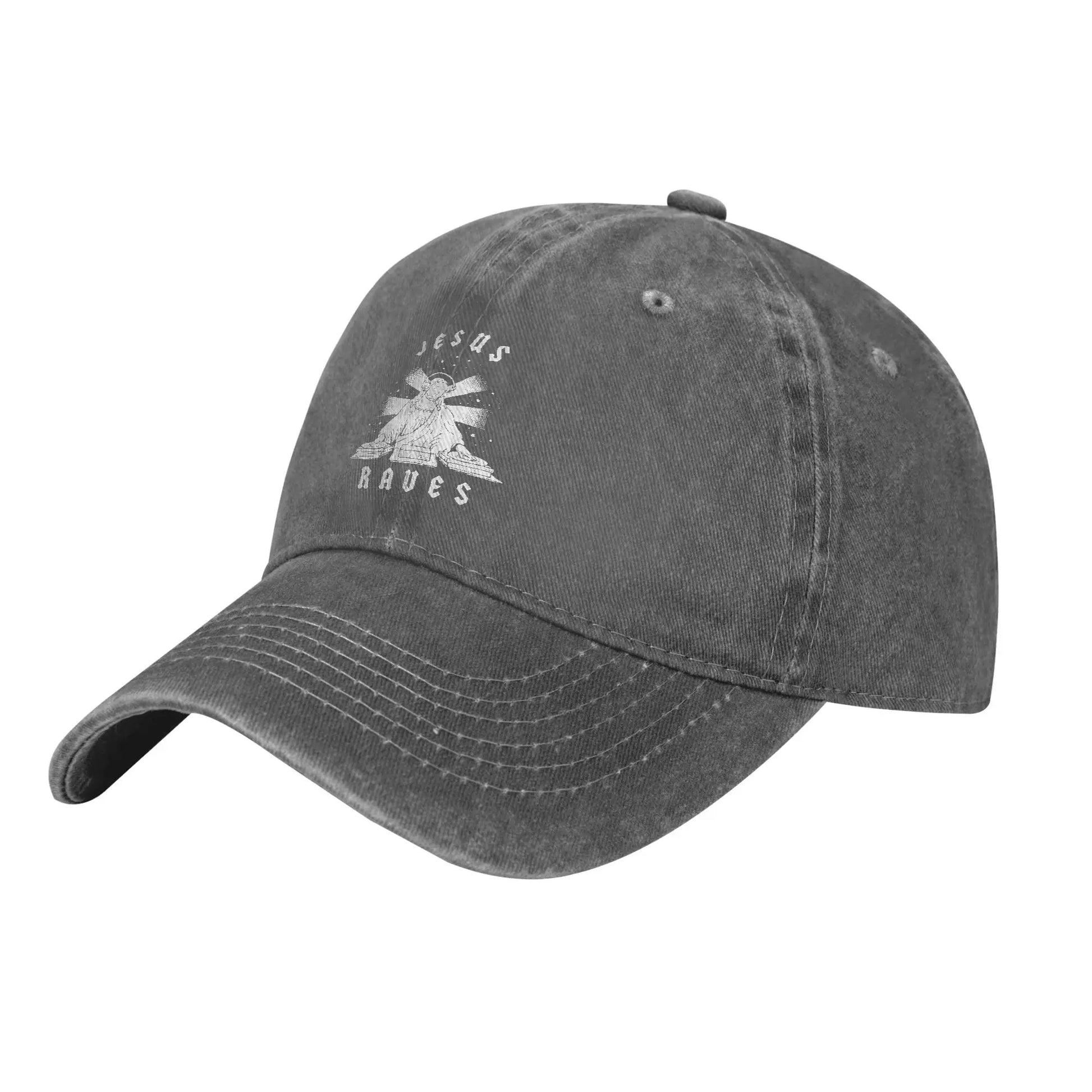 Jesus Raves Baseball Cap