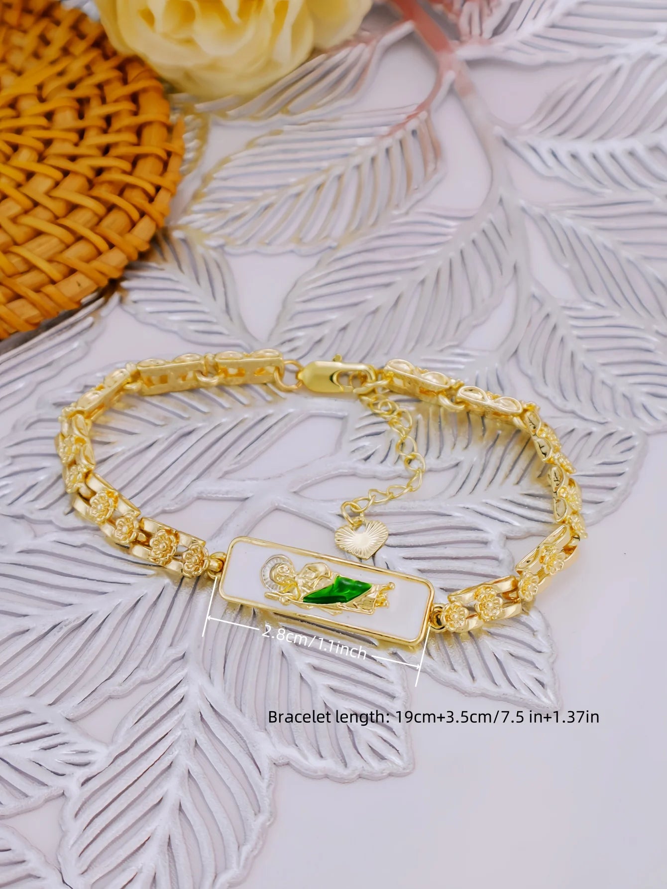 St. Jude Virgin Mary Bracelet Women's St. Judas Saint Jude Bracelet Religious Element Jewelry