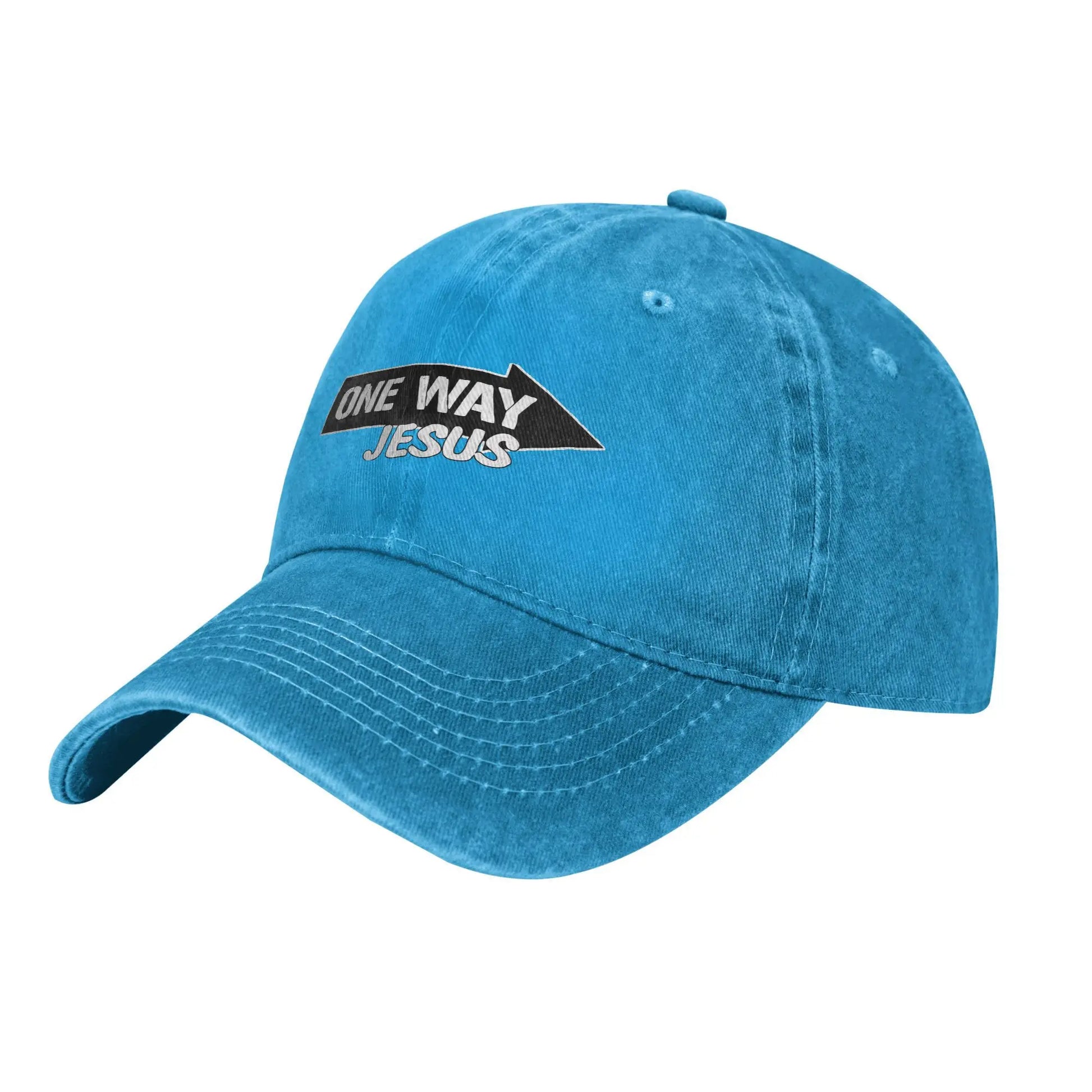 Vintage One Way Jesus Baseball Cap