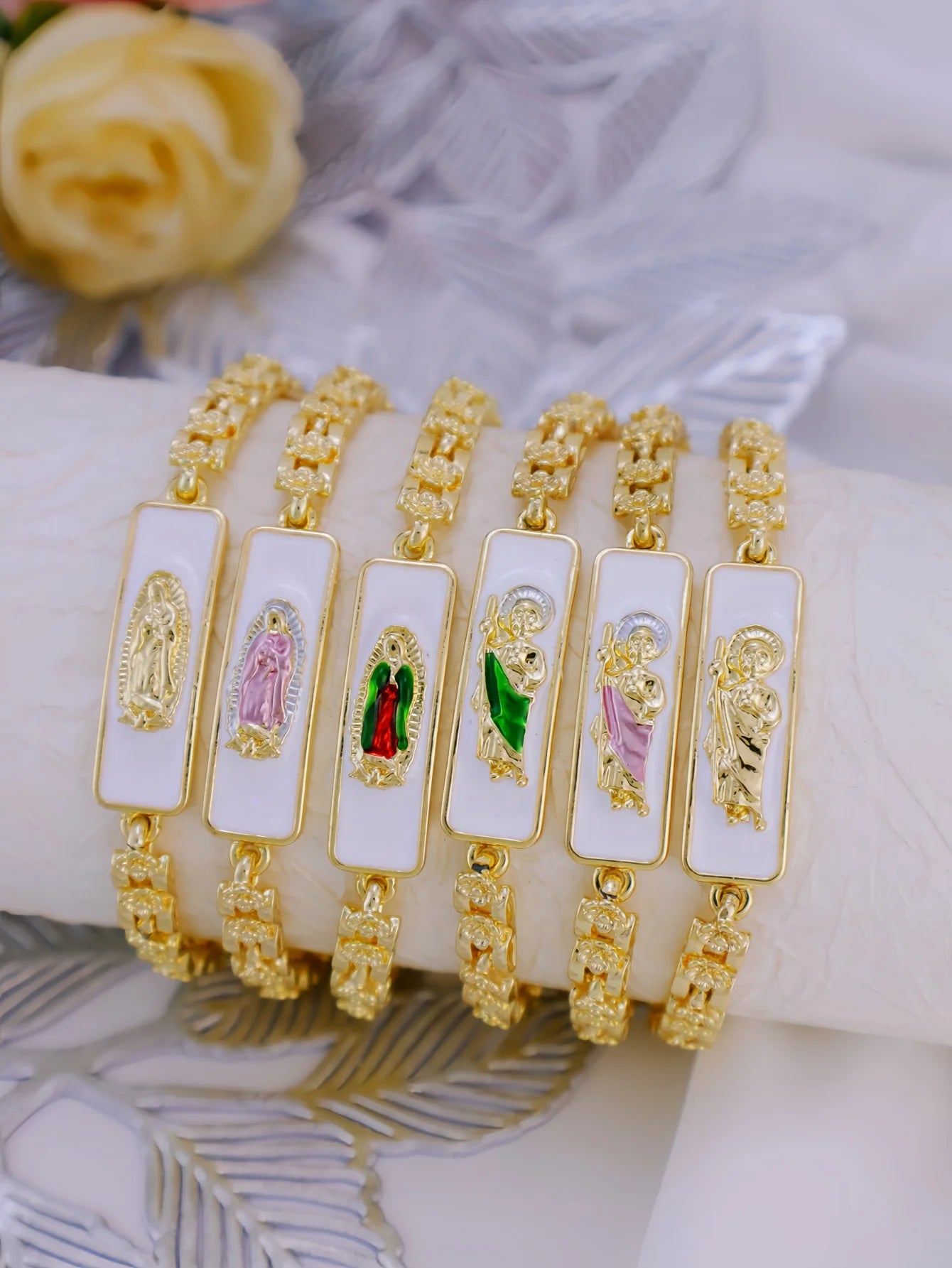 St. Jude Virgin Mary Bracelet Women's St. Judas Saint Jude Bracelet Religious Element Jewelry