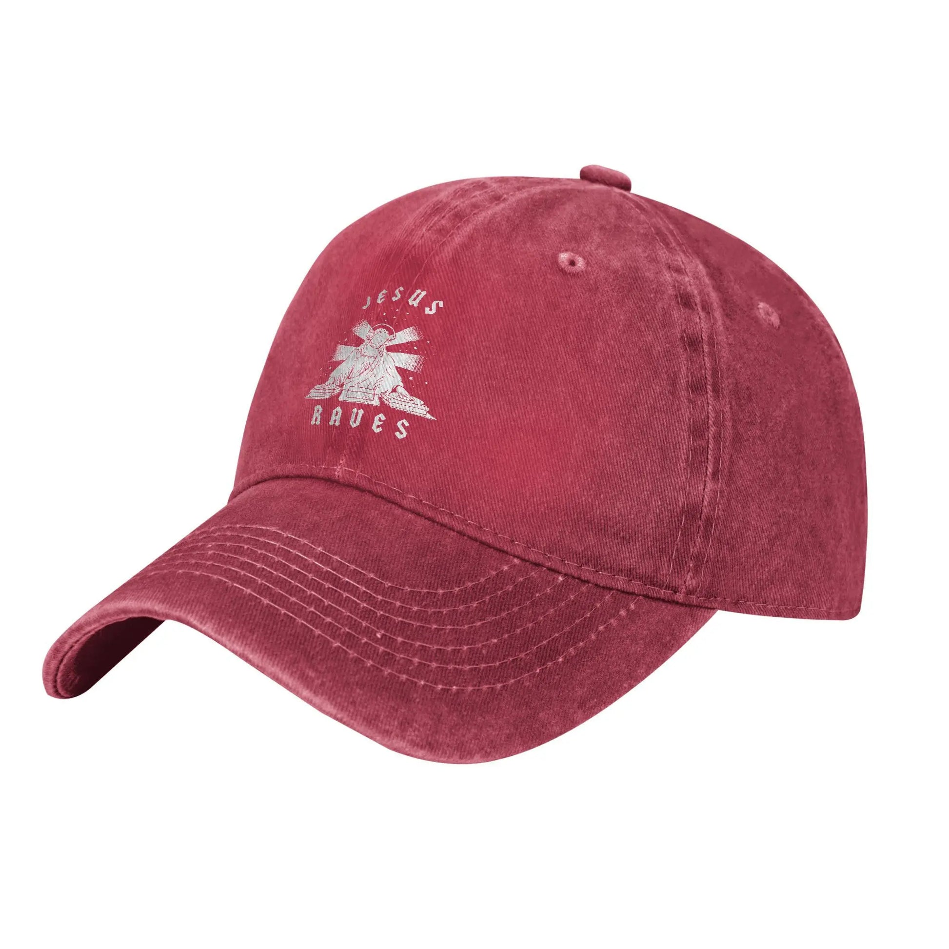 Jesus Raves Baseball Cap