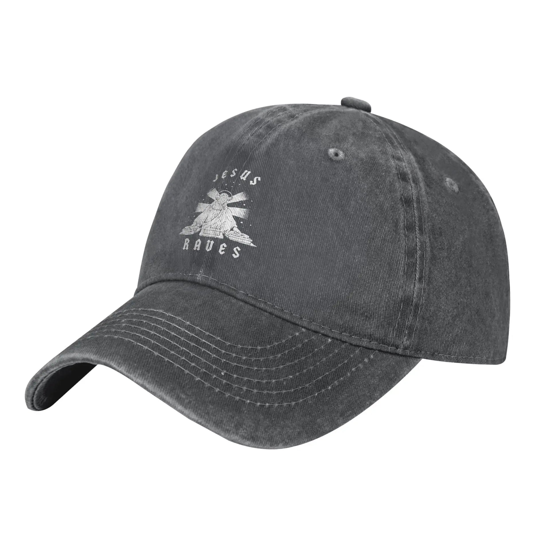 Jesus Raves Baseball Cap
