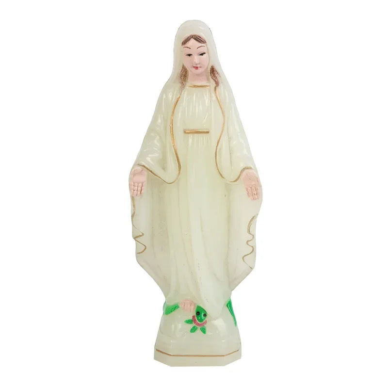 Catholic Mary Statue Madonna Handmade Virgin Mary Statue Jesus Home Decor Gift Christian European Ornament
