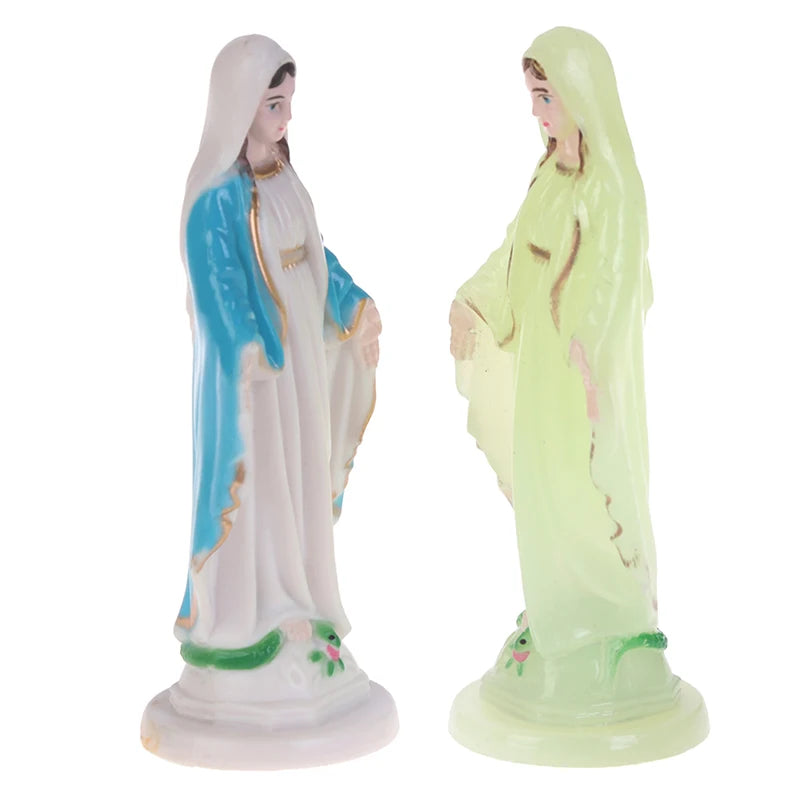 Catholic Mary Statue Madonna Handmade Virgin Mary Statue Jesus Home Decor Gift
