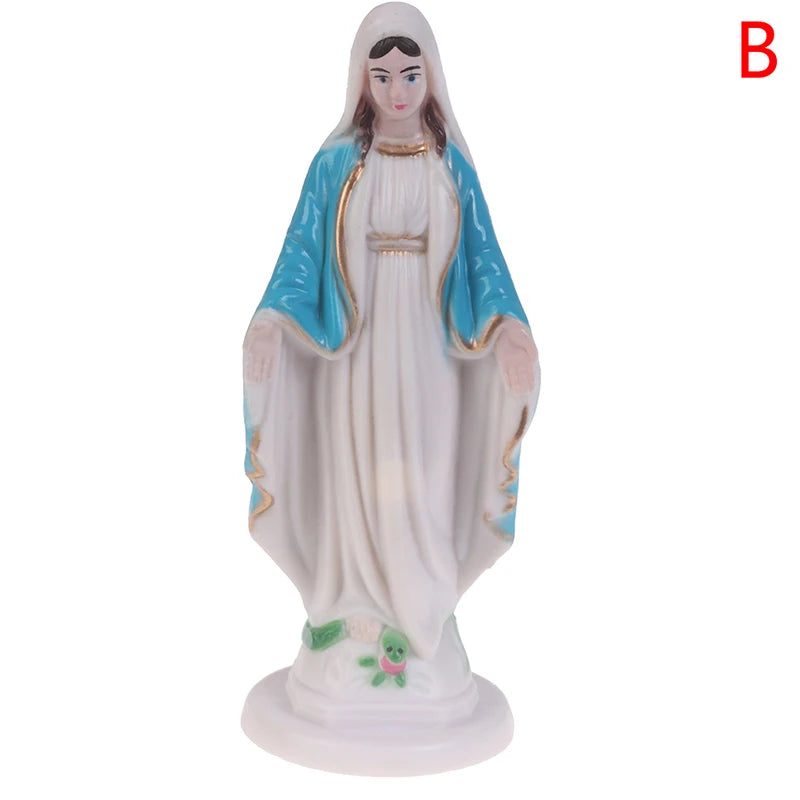 Catholic Mary Statue Madonna Handmade Virgin Mary Statue Jesus Home Decor Gift