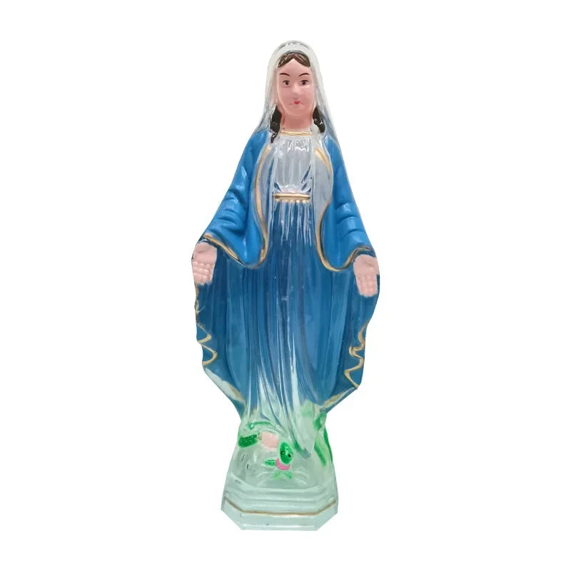 Catholic Mary Statue Madonna Handmade Virgin Mary Statue Jesus Home Decor Gift Christian European Ornament