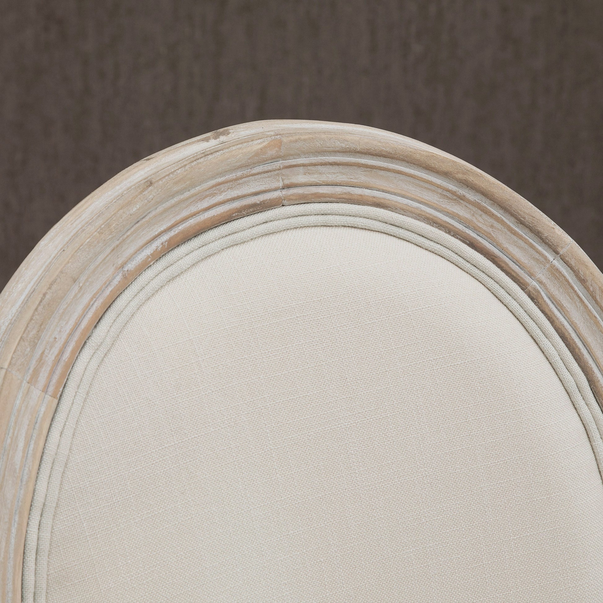 Dining Chairs Set of 2, French-Style Kitchen Chairs, Armless Accent Chairs with Backrest and Linen-Touch Upholstery, Cream | HOMCOM-7