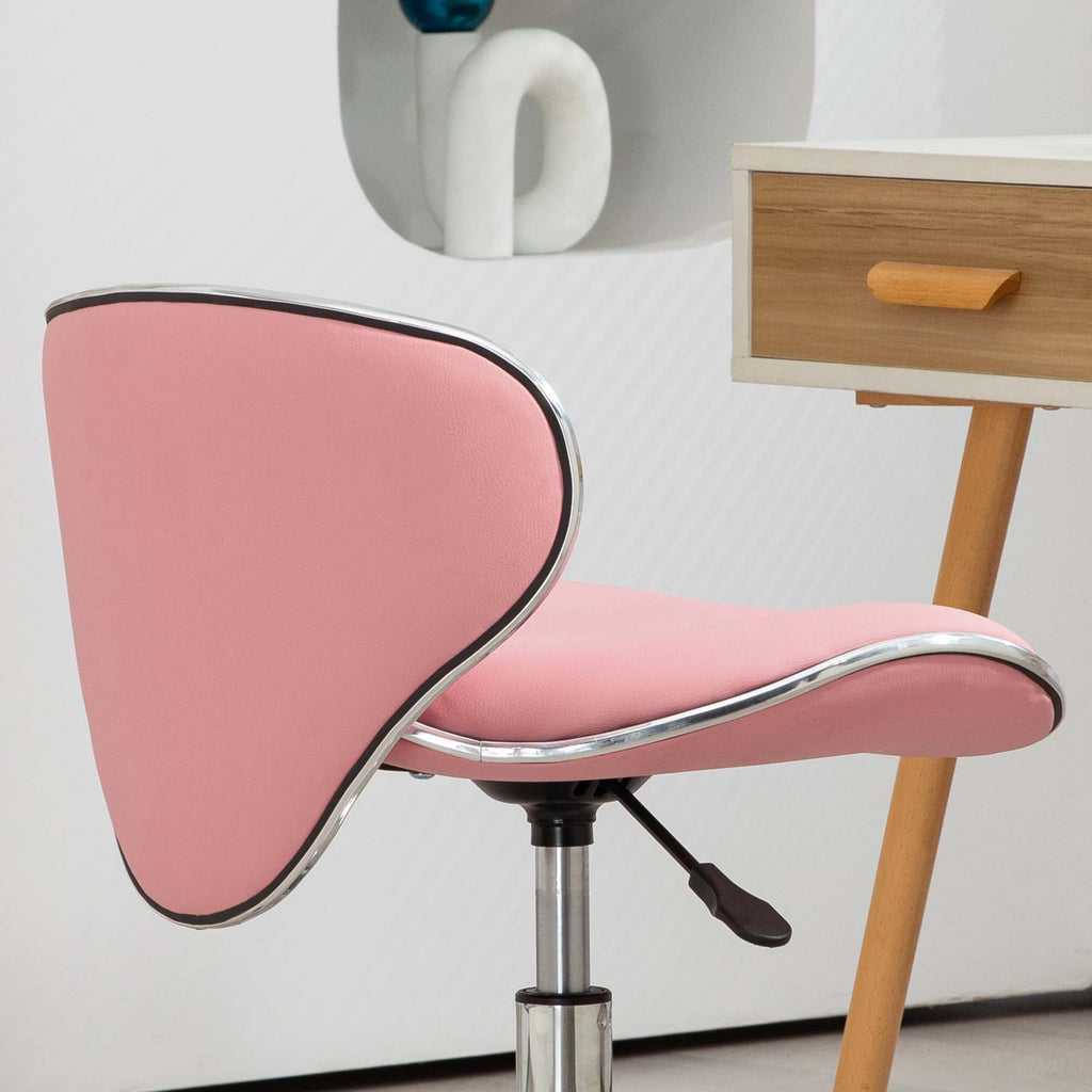 Pink Beauty Salon Stool for Spa by HOMCOM-5