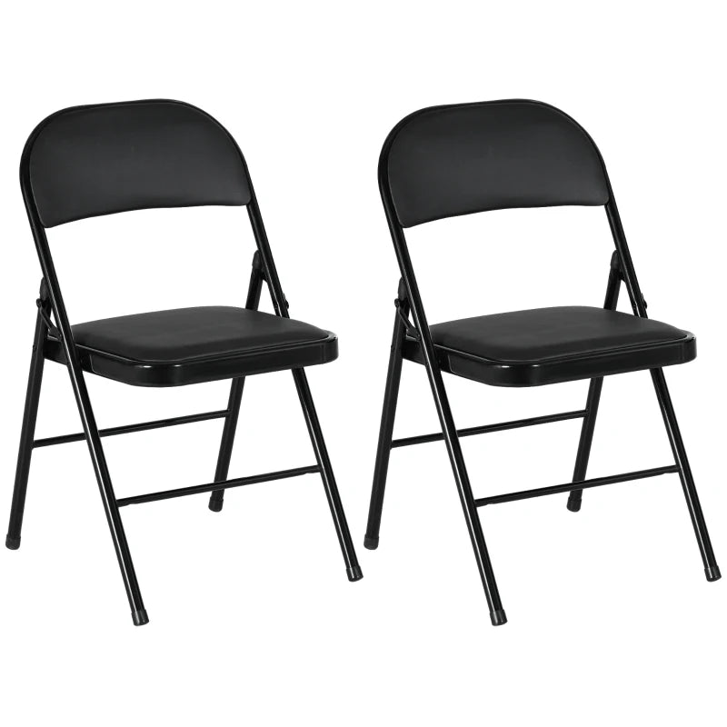 2 Padded Folding Chairs
