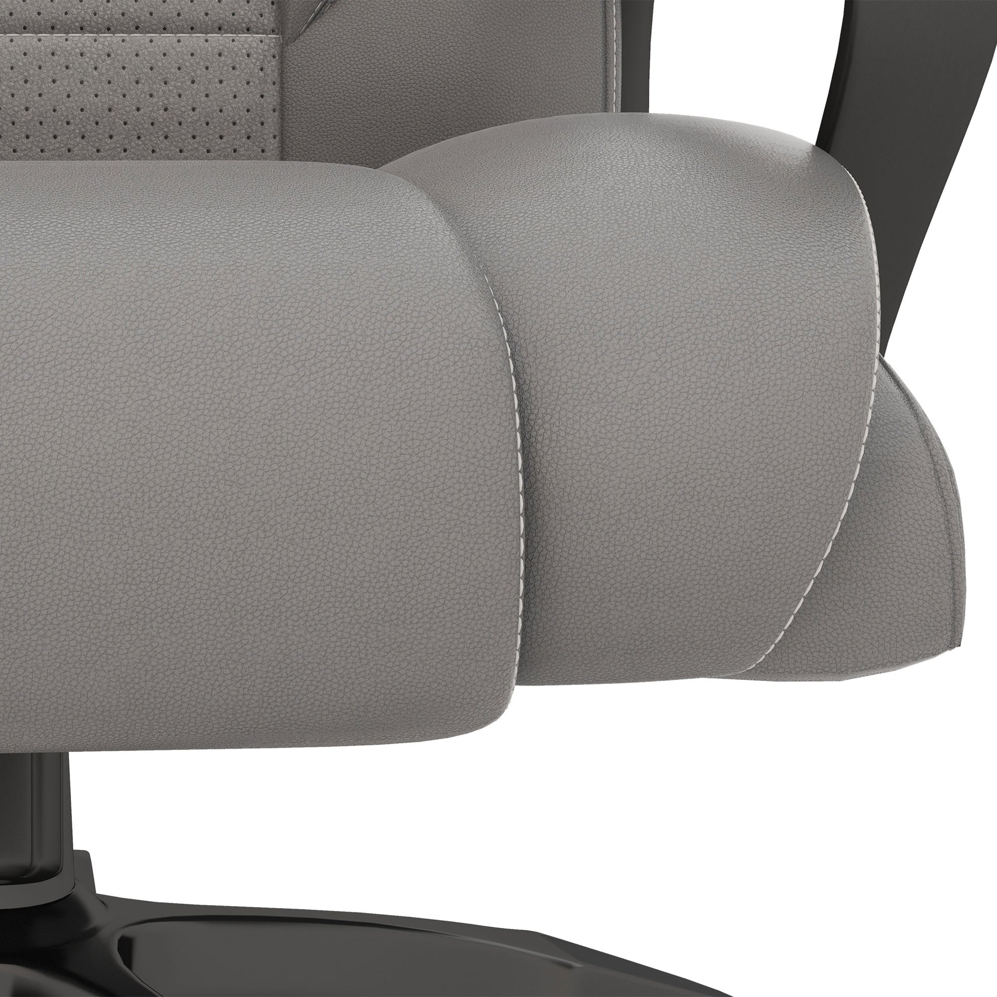 Executive Office Chair with 6-Point Massage, High Back Swivel Seat with Extra Padding, Ergonomic Tilt, Grey | Vinsetto-7